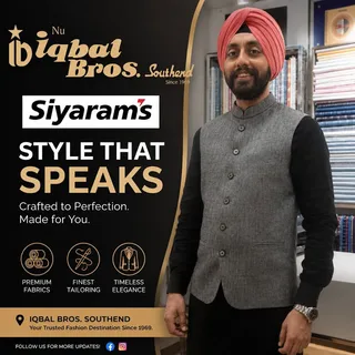 Iqbal Bros Southend – Siyaram & Linen Club Exclusive — work photo 3