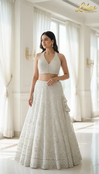 Libas Tailors, Best Ladies Tailor, Designer Blouse Stitching, Custom Lehenga, Ladies Suit Tailoring In Greater Kailash — work photo 8