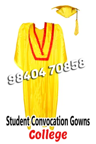 Perambur V V Tailors convocation gown hire — work photo 1
