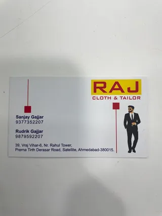 Raj Cloth & Tailor — work photo 2