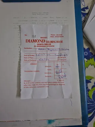 Diamond Tailor — work photo 4