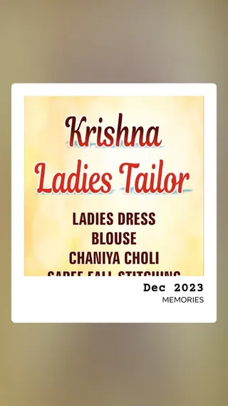 Krishna ladies tailor — work photo 4