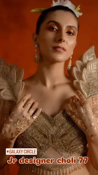 J R Designer Choli — work photo 3