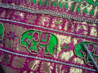 Sri Durga computer embroidery and maggam works — work photo 1