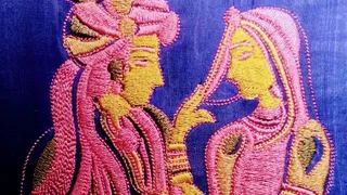 Sri Durga computer embroidery and maggam works — work photo 3