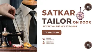SATKAR'S TAILOR'S ON DOOR | ALTERATION AND NEW STITCHING | BESPOKE SUITS | CORPORATE UNIFORMS | BKC - MUMBAI — work photo 5