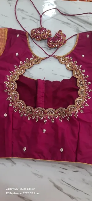 Vasundhara Designers ( Tailoring, All types of embroidery and Maggam work) — work photo 5