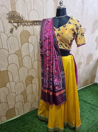 Sharanam's Couture - Custom Hand/Embroidered Blouses/Designer Men's Wear/Ethnic Dresses/Customized Outfits Boutique in Rajkot — work photo 5