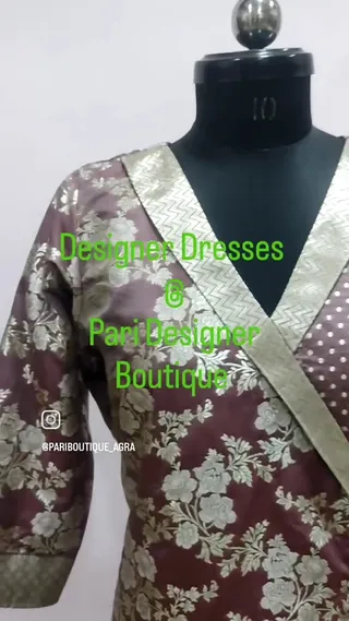 Pari Designer Boutique Agra - Best in Bridal Blouses, Designer Blouses, Saree Dresses, Kids Wear & Designer Suits — work photo 6