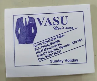 Vasu Men's Wear — work photo 4